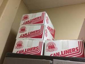 4 Cases New In Box Premium Quality High Density Extra Heavy Performance 55 Gallon Trash Can Liners - 200 Per Case