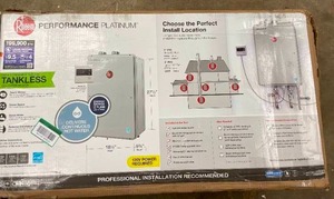 lot 2 image: Rheem Performance Platinum 9.5 GPM Liquid Propane High Efficiency Indoor Tankless Water Heater
