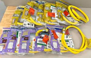 lot 41 image: Lot of 12 Brasscraft FurnaceRange and DryerSpace Heater Gas Connectors