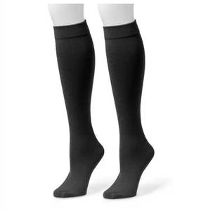 lot 104 image: 4 Pair Womens Fleece Lined Knee High Socks