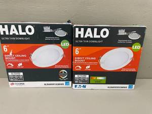 lot 96 image: 2 Pack Halo Recessed Lights