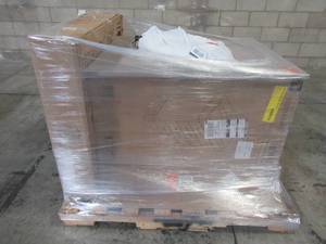 UNTOUCHED WHOLESALE PALLET CONTAINING VANITY CABINET, MEDICINE CABINET AND MORE