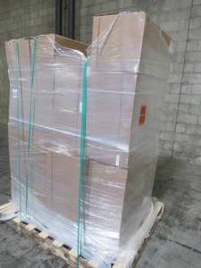UNTOUCHED WHOLESALE PALLET CONTAINING AT LEAST 6 KITCHEN CABINETS IN GREY