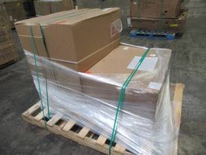 UNTOUCHED WHOLESALE PALLET CONTAINING MISCELLANEOUS CABINETS