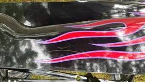 lot 104 image: Instep Hot Rod Flames Pedal Car