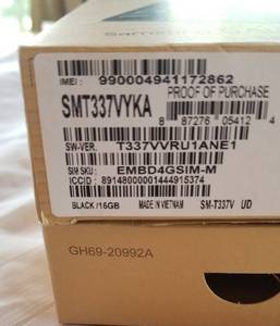 lot 115 image: 8 Samsung Galaxy Tab 4 for Verizon