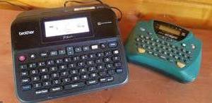 lot 117 image: Brother P Touch Label Printers