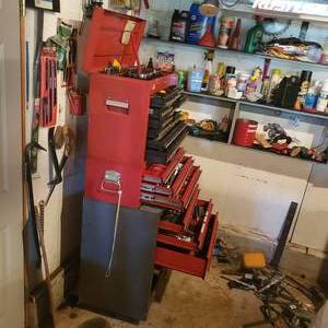 lot 14 image: Handy Man Craftsman Toolbox Bundle