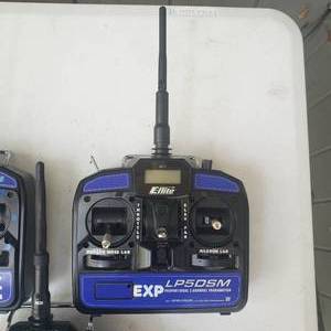 lot 331 image: E-Flite Proportional 5 Channel Transmitter Triplets