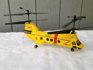 lot 278 image: Canada Rescue Dual Rotor RTF Micro Helicopter