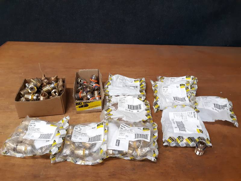 Huge HVAC Liquidation Auction 5 of 5 VIEGA ProPress Brass and 316SS