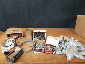 lot 350 image: Large Lot of Hardware, Brackets and More