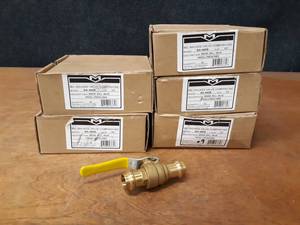 lot 287 image: Lot of (49) Milwaukee 12 Brass Press Type Ball Valves - Part No. BA-480B