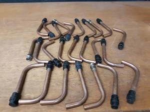 lot 308 image: Lot of (25) VIEGA PureFlow PEX Press 12 Copper Stub Ls - 3 x 6