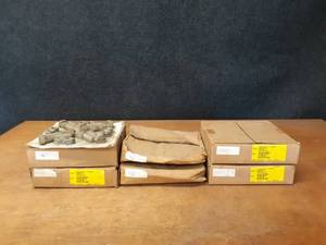lot 312 image: Lot of (7) 6 Flange Pipe Gasket Ring and Bolt Kits