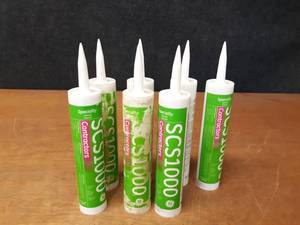 lot 359 image: Lot of (7) Aluminum Grey 100% Silicone - 10.1 oz