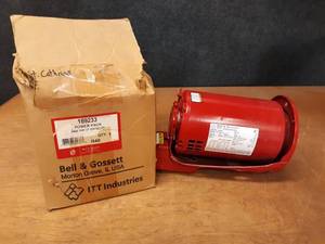 lot 363 image: NEW Bell and Gossett Electric Motor - Part No. 903585 - 1.00HP 3PH 1725 RPM
