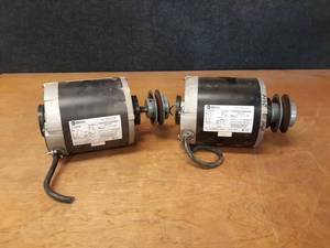 lot 377 image: Lot of (2) AO Smith Electric Motors - 0.25HP 1PH 1725 RPM - Part No. 316P758