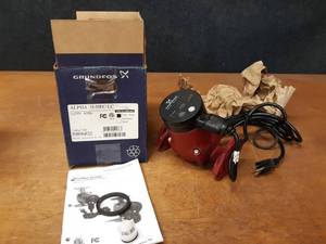 lot 387 image: NEW Grundfos Circulator Pump Assembly - Part No. ALPHA 15-55FCLC