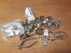 lot 403 image: Lot of Misc. Stainless Steel Pipe  Conduit Clamps 12 up to 1-12