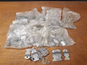 lot 407 image: Lot of (120) 1 Stainless Steel Unistrut Conduit Clamps