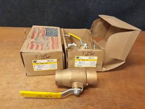 lot 423 image: Lot of (4) Apollo 2 Sweat Brass Ball Valves - Standard Port