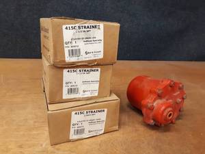 lot 431 image: Lot of Bell and Gossett Boiler Strainers and Steam Trap