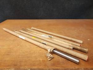 lot 478 image: Lot of (6) Solid Steel Shafts for Blowers