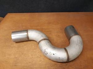 lot 492 image: Stainless Steel 4 P-Trap for Drain Assembly