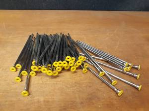 lot 502 image: Lot of (50) Chrome Plated Copper Water Supply Tubes - 38 OD x 11-12 Long