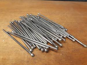 lot 507 image: Lot of (61) Chrome Plated Copper Water Supply Tubes - 38 OD x 11-12 Long
