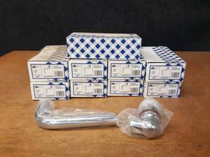 lot 525 image: Lot of (9) Dearborn Brass Chrome Plated Sink Drain Assemblies  Wheelchair PO Plug