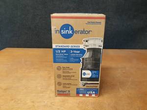 lot 530 image: NEW IN BOX - in sink erator 12hp Garbage Disposal