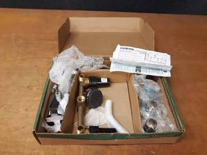 lot 544 image: American Standard Colony Two Handle Bath  Shower Faucet Kit - Appears Complete