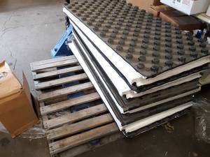 lot 558 image: Lot of (9) Raz Panels by EZ Floor - Panels for Installing Radiant Heat - Panels are 2 x 4