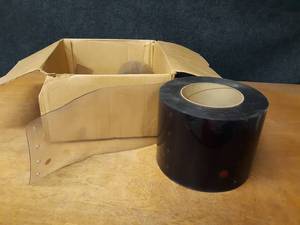 lot 559 image: Roll of See-Through Rubber 8 Wide x 116 Thick - Roll is about 10-34 Diameter