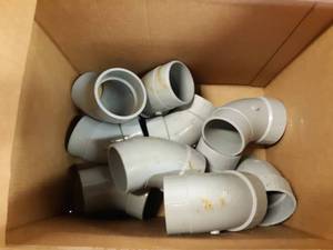 lot 562 image: Large Lot of (37) 4 CPVC Pipe Fittings
