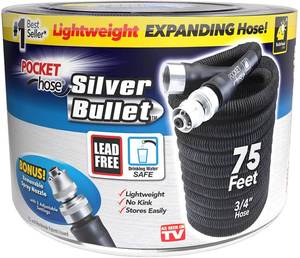 Pocket Hose Silver Bullet 75ft