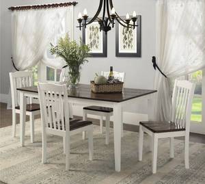 Dorel Asia Shiloh 5-Pc. Rustic Dining Set