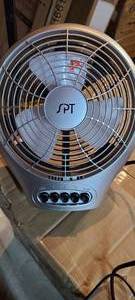 SPT 7 in. Desktop Fan with Ionizer