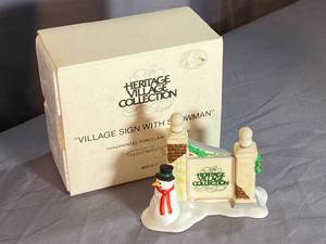 Three  Pieces of Dept 56 Heritage Village Collection