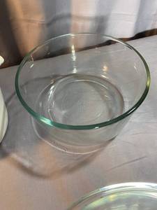 Vintage Corning Ware Server, Anchor-Hocking Glass Bowl & 1 12 qt Casserole