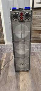 beFree Sound Triple 10 Inch Portable Bluetooth Subwoofer Speaker with Party Lights