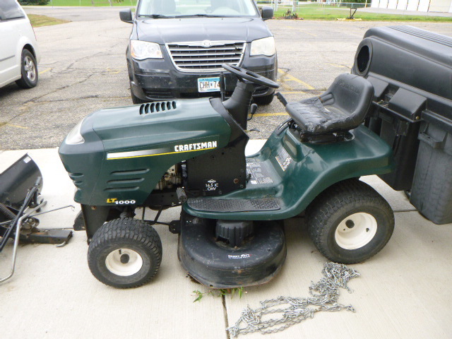 2001 craftsman best sale riding mower