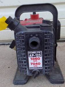 Homelite AP-125 Pump