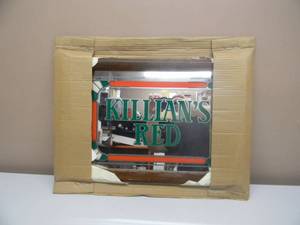 lot 10 image: VINTAGE NOS CLASSIC KILLIANS RED BAR SIGNMIRROR - NICE - APPROX 23 BY 15 - SEE PICTURES