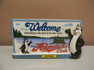 lot 26 image: VINTAGE HAMMS BEAR 2006 THE HAMMS CLUB WELCOME COMMEMORATIVE - NICE - RARE - SEE PICTURES