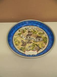lot 36 image: VINTAGE 1776-1976 PABST BLUE RIBBON BICENTENNIAL BEER TRAY - NICE - APPROX 13 - SEE PICTURES