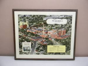 lot 43 image: VINTAGE THEO. HAMM BREWING CO. ST. PAUL MINNESOTA (NUMBER GUIDE PICTURE) NICE OLD PIECE - APPROX 28 BY 25 - SEE PICTURES