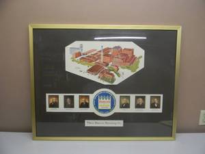 lot 44 image: VINTAGE THEO. HAMM BREWING CO. THREE GENERATIONS OF BREWING EXCELLENCE 1865-1965 100 YEARS - NICE - GREAT PIECE - APPROX 36 BY 29 - SEE PICTURES